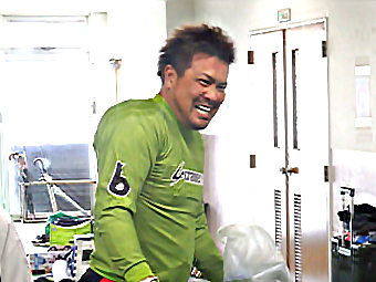 戦い終わって写真