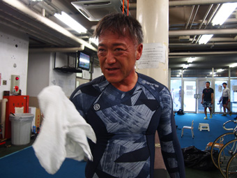 戦い終わって写真