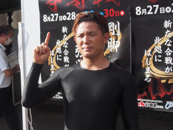 戦い終わって写真