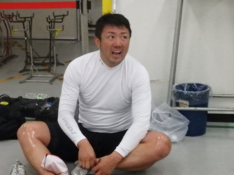 戦い終わって写真