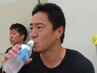 戦い終わって写真