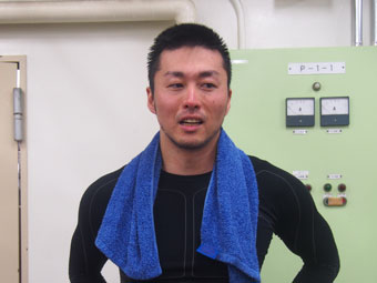 戦い終わって写真