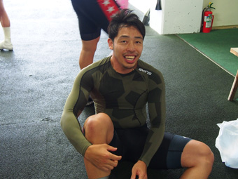 戦い終わって写真