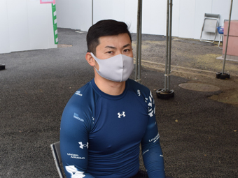 戦い終わって写真