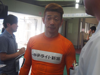 戦い終わって写真
