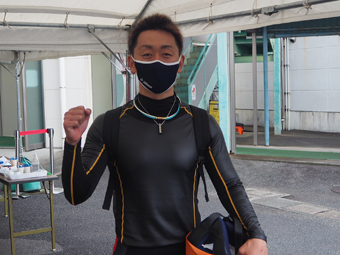 戦い終わって写真