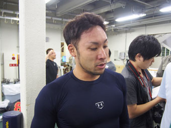 戦い終わって写真