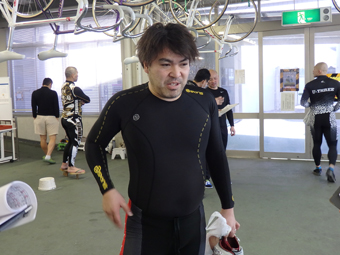 戦い終わって写真
