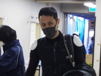 戦い終わって写真