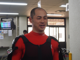 戦い終わって写真