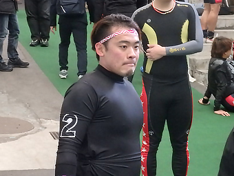 戦い終わって写真