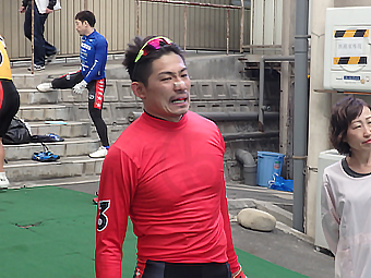 戦い終わって写真