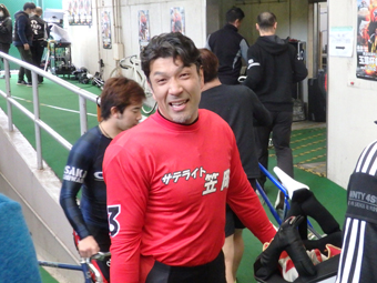 戦い終わって写真