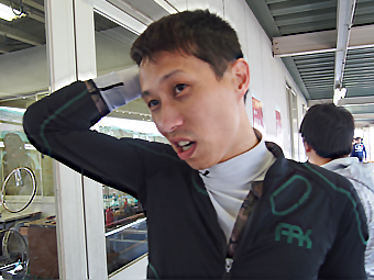 戦い終わって写真