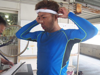 戦い終わって写真