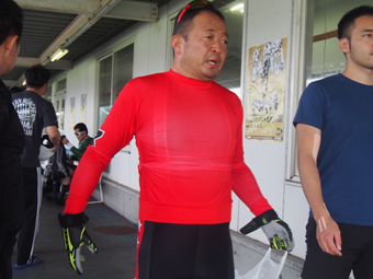 戦い終わって写真