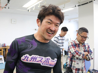 戦い終わって写真