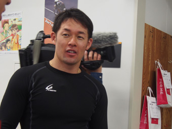 戦い終わって写真