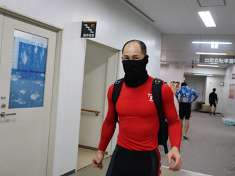 戦い終わって写真
