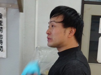 戦い終わって写真