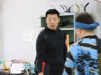 戦い終わって写真
