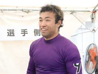 戦い終わって写真