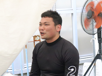 戦い終わって写真