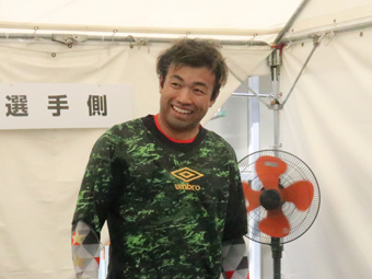 戦い終わって写真