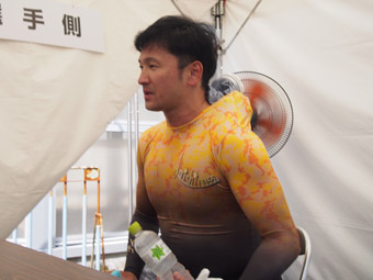 戦い終わって写真