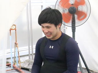 戦い終わって写真