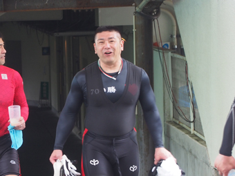 戦い終わって写真