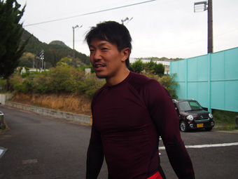 戦い終わって写真