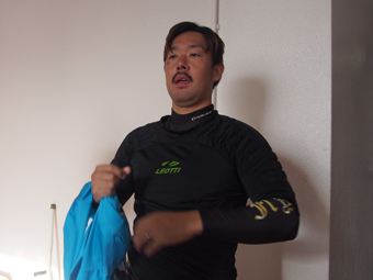 戦い終わって写真
