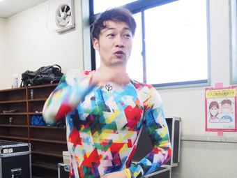戦い終わって写真