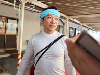 戦い終わって写真