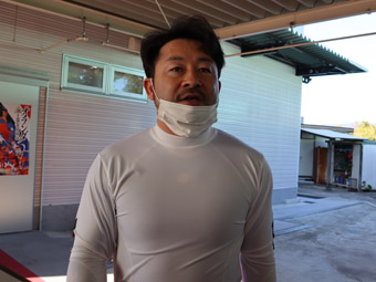 戦い終わって写真