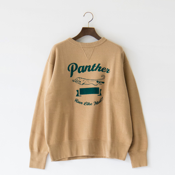 ユニセックス PANTHER プリント裏毛スウェット/FilMelange ユニセックス PANTHER プリント裏毛スウェット/FilMelange