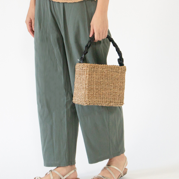 受注会】イタリアメイドのあなただけのカゴバッグ、CANDRIA TOMMASO