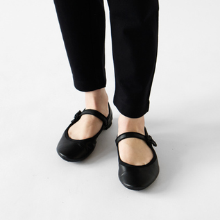 Travel Shoes ストラップバレエシューズ レイン Tr019 Black Chausser ショセ 愛着を持ってずっと使いたいモノを集めたセレクトショップ ｚｕｔｔｏ
