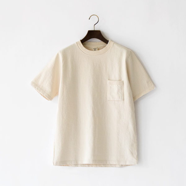 ユニセックス DOTSUME POCKET T-SHIRT KINARI