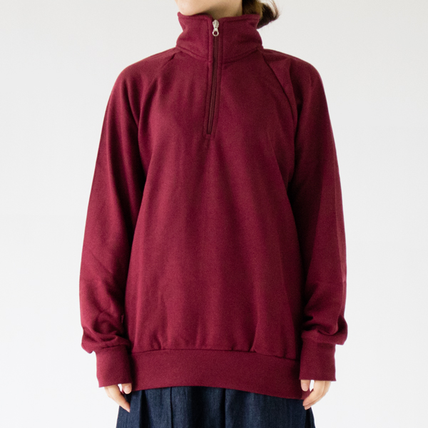 ハーフジップジャージトップ Bordeaux Sport-M(身長162cm)