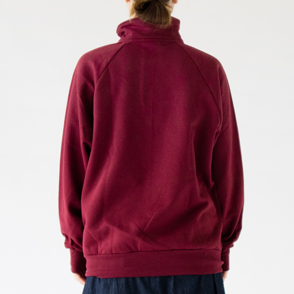 ハーフジップジャージトップ Bordeaux Sport-S(身長162cm)