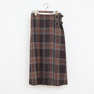 【タグ付き未使用】オニールオブダブリン EASY LONG KILT リネン 8 O'NEIL OF DUBLIN（オニールオブダブリン ） EASY MAXI KILT