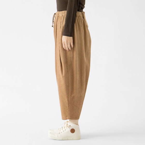 コーデュロイ Xタックパンツ(CAMEL BEIGE)