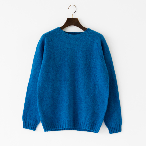 38クル-ネックセ-タ- New Bright Blue 1404