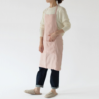 リネンエプロン Regular apron Plain／LINEN TALES（リネン