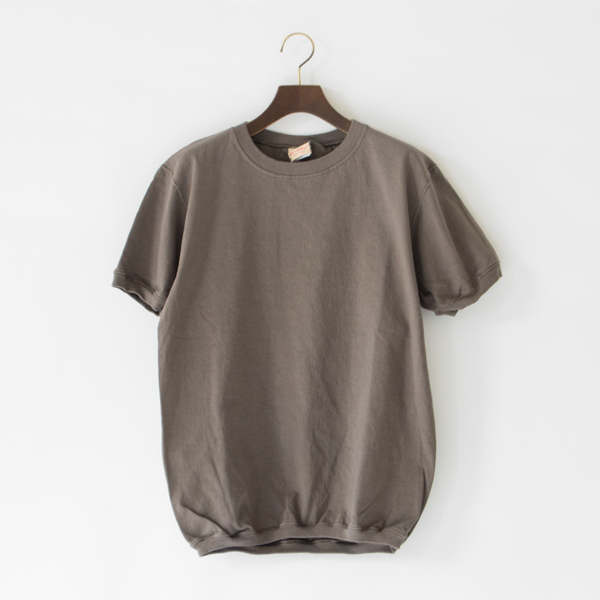 Sクル-ネック ショ-トスリ-ブ Tシャツ SMK.GRY