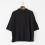 Cotton Silk Soft 天竺 モックネックTシャツ