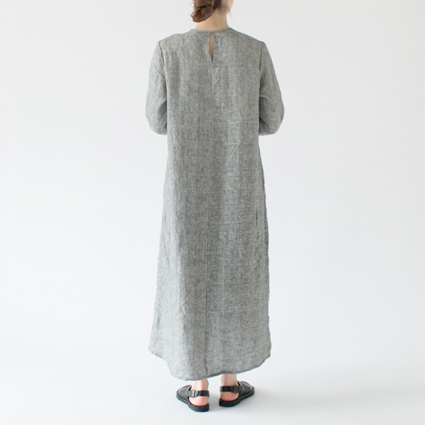 フォグリネンワーク fog linen work ロータスドレス ブラック