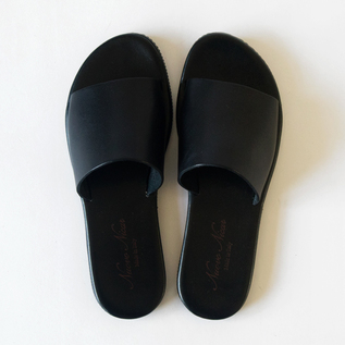 レザーサンダル W1648 NERO（BLACK）／Nuovo Nicar